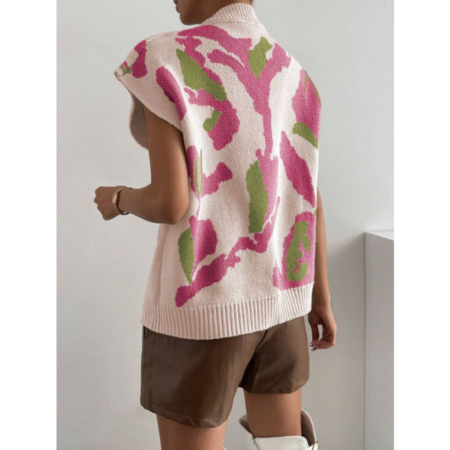 Color Block V-Neck Sweater Vest Apparel and Accessories