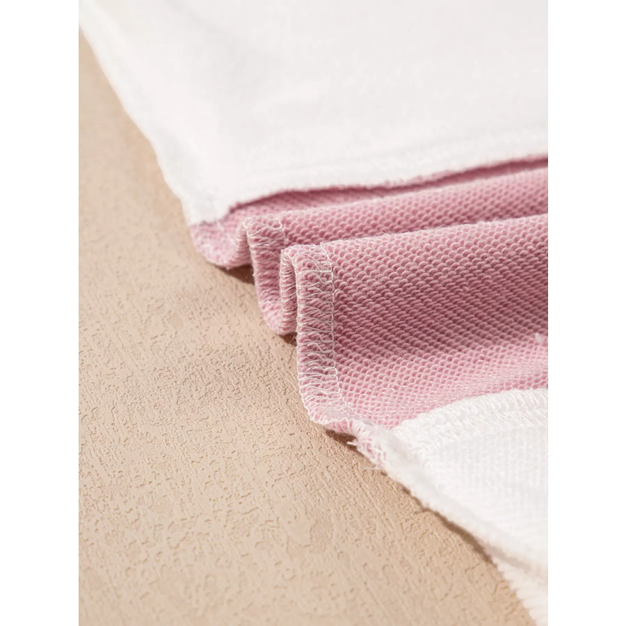 Colorblock Patchwork Drop Shoulder Crewneck Sweatshirt Apparel and Accessories