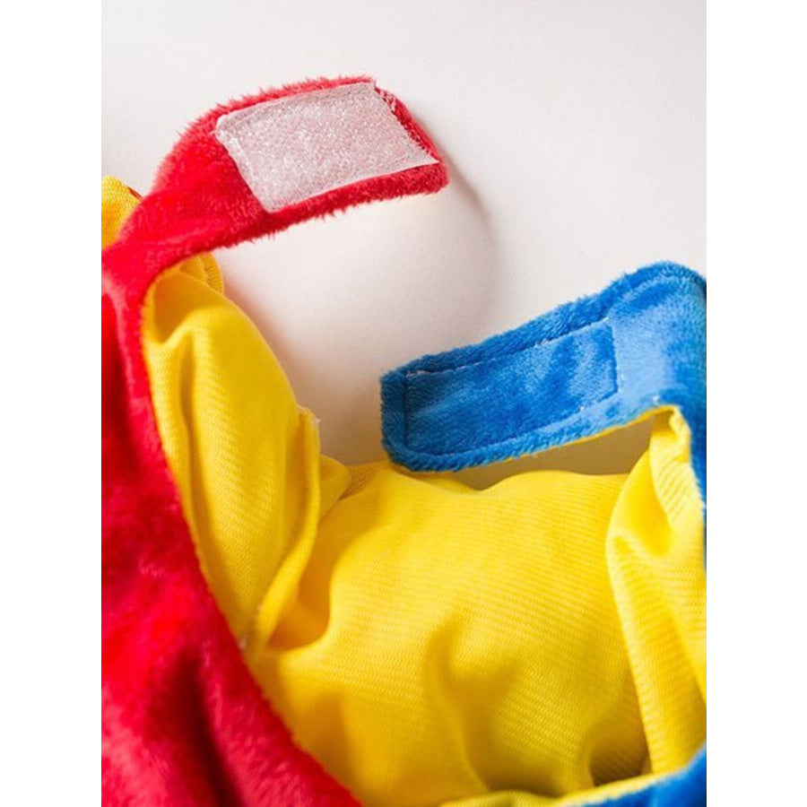 Colorful Clown Pet Jumpsuit with Hat Apparel and Accessories