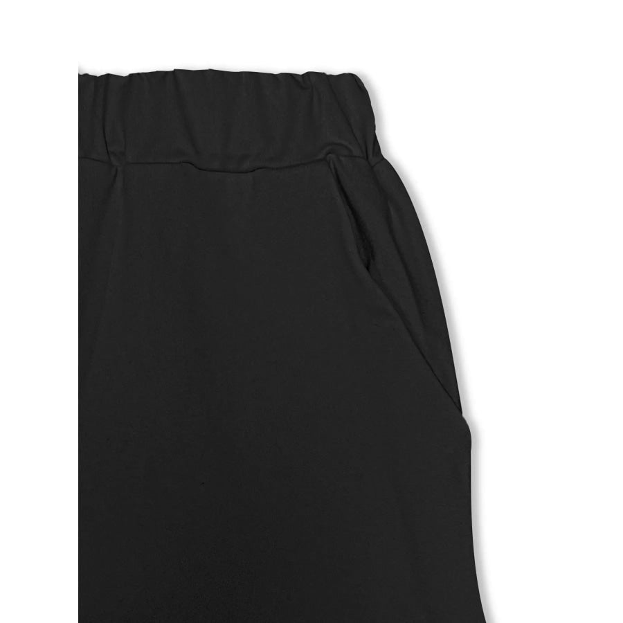 Comfortable Elastic Waist Casual Pants Apparel and Accessories