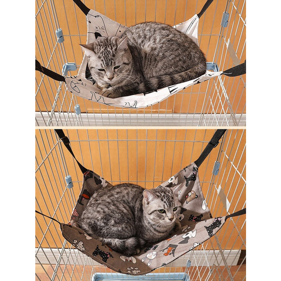 Comfortable Hanging Pet Hammock with Adjustable Straps Apparel and Accessories