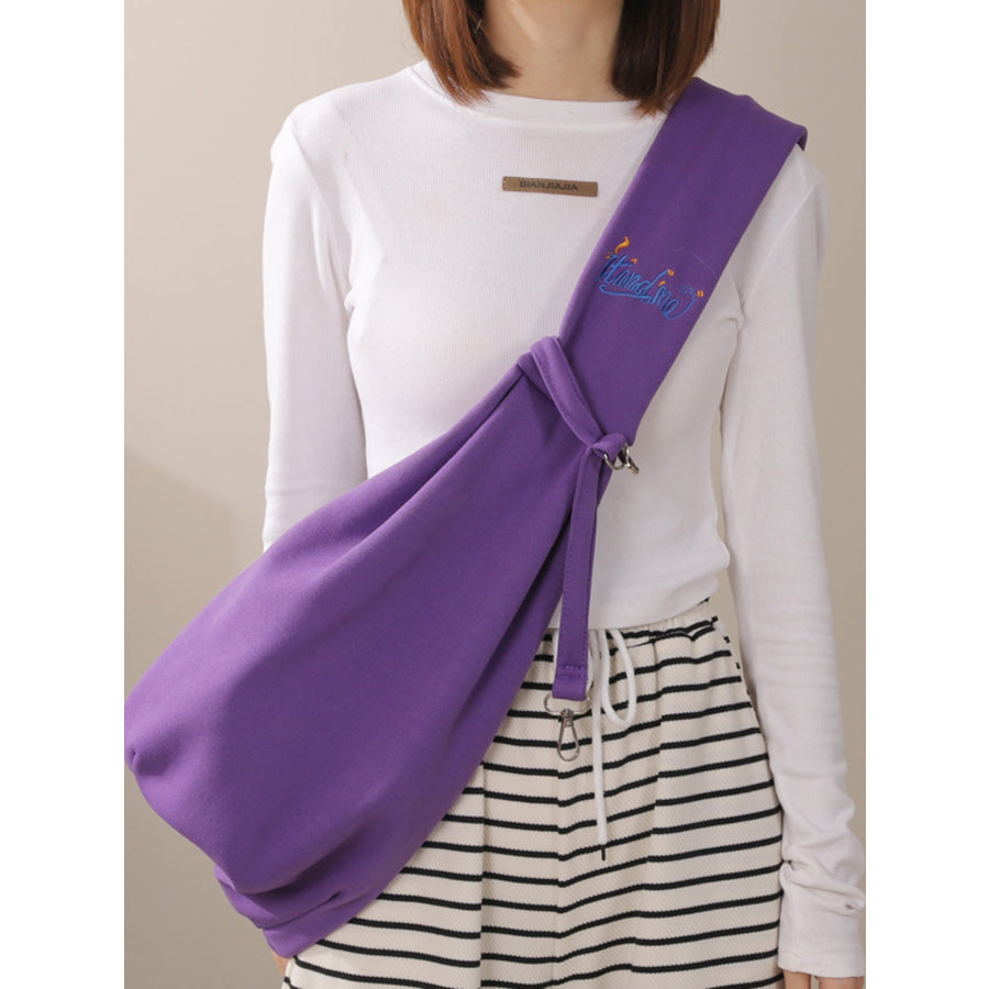 Comfortable Pet Carrier Sling Bag Taro Purple / One Size Apparel and Accessories