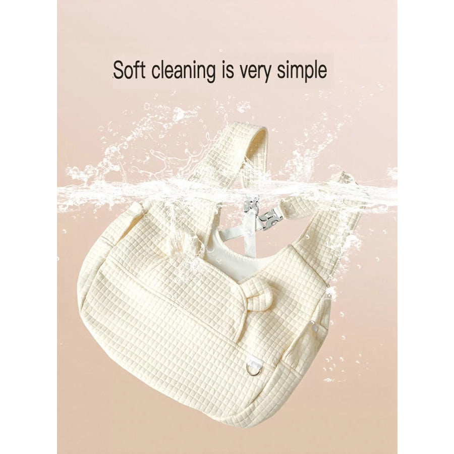 Comfortable Quilted Pet Carrier Sling Bag Apparel and Accessories