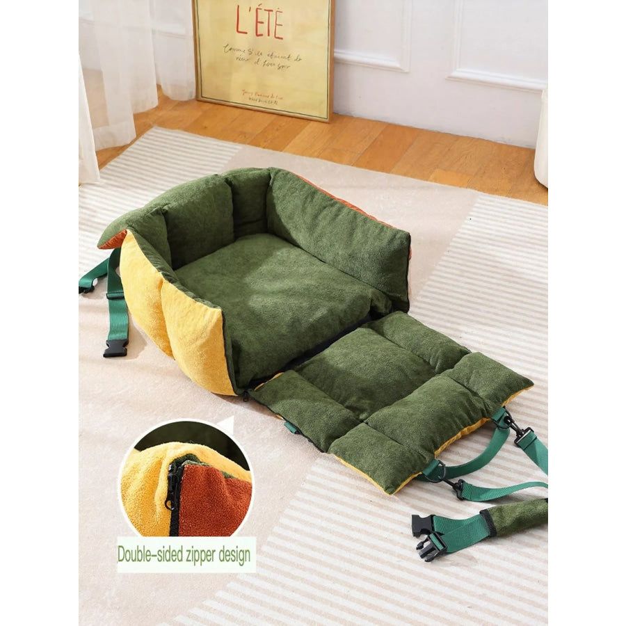 Comfortable & Secure Pet Car Seat Bed Apparel and Accessories