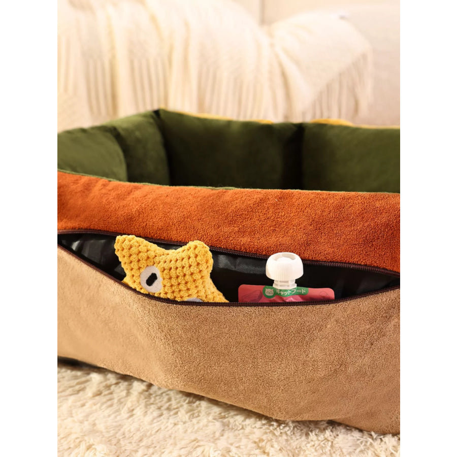 Comfortable & Secure Pet Car Seat Bed Apparel and Accessories