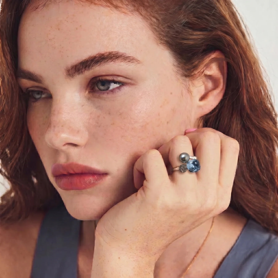 Constellation Trinity Ring by Sandee Rain Boutique Rings