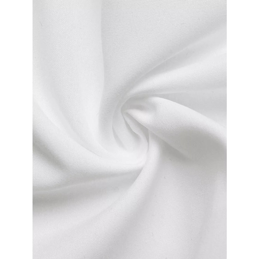 Contrast Bow Sleeveless Shirt Dress Apparel and Accessories