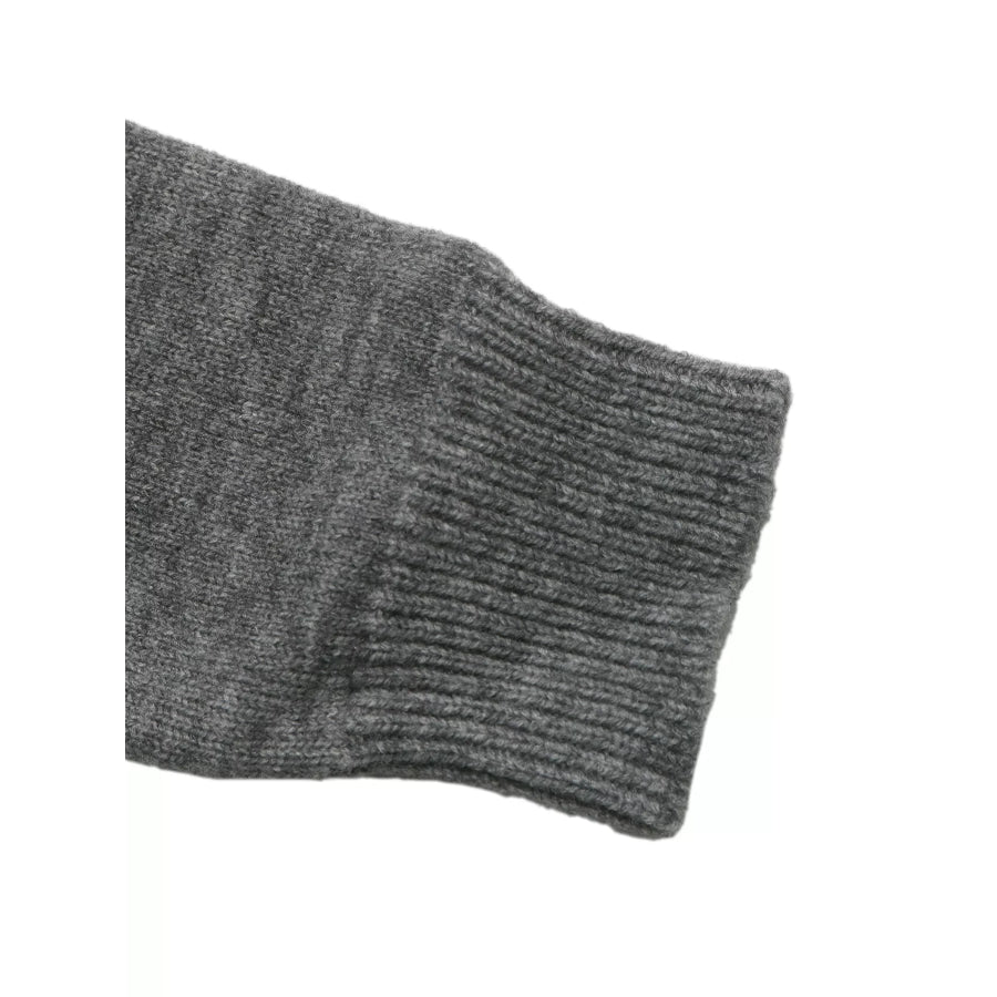 Contrast Button Long Sleeve Cardigan Apparel and Accessories