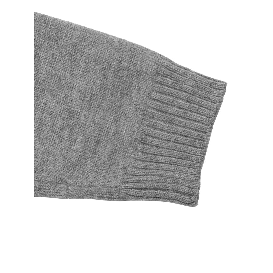 Contrast Collar Dropped Shoulder Sweater Apparel and Accessories