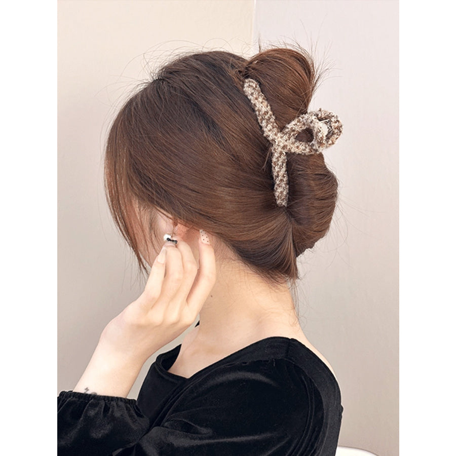 Contrast Hair Claw Clip Apparel and Accessories