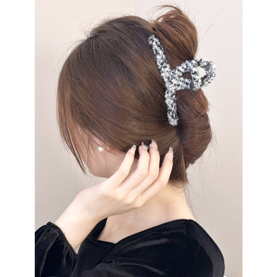 Contrast Hair Claw Clip Apparel and Accessories