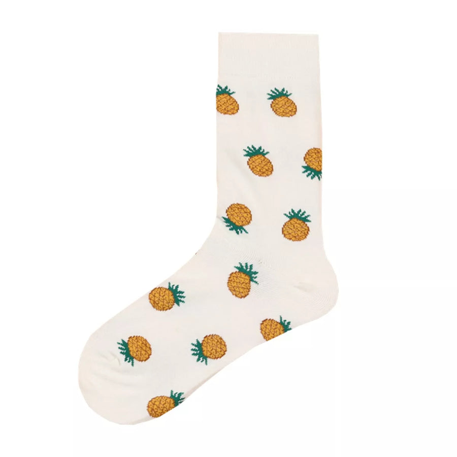Contrast Mid-Calf Socks Apparel and Accessories