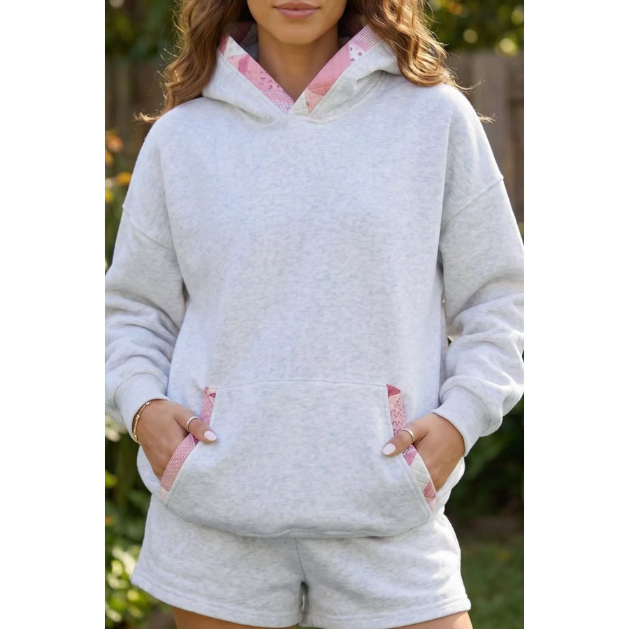 Contrast Patchwork Oversized Hoodie Apparel and Accessories