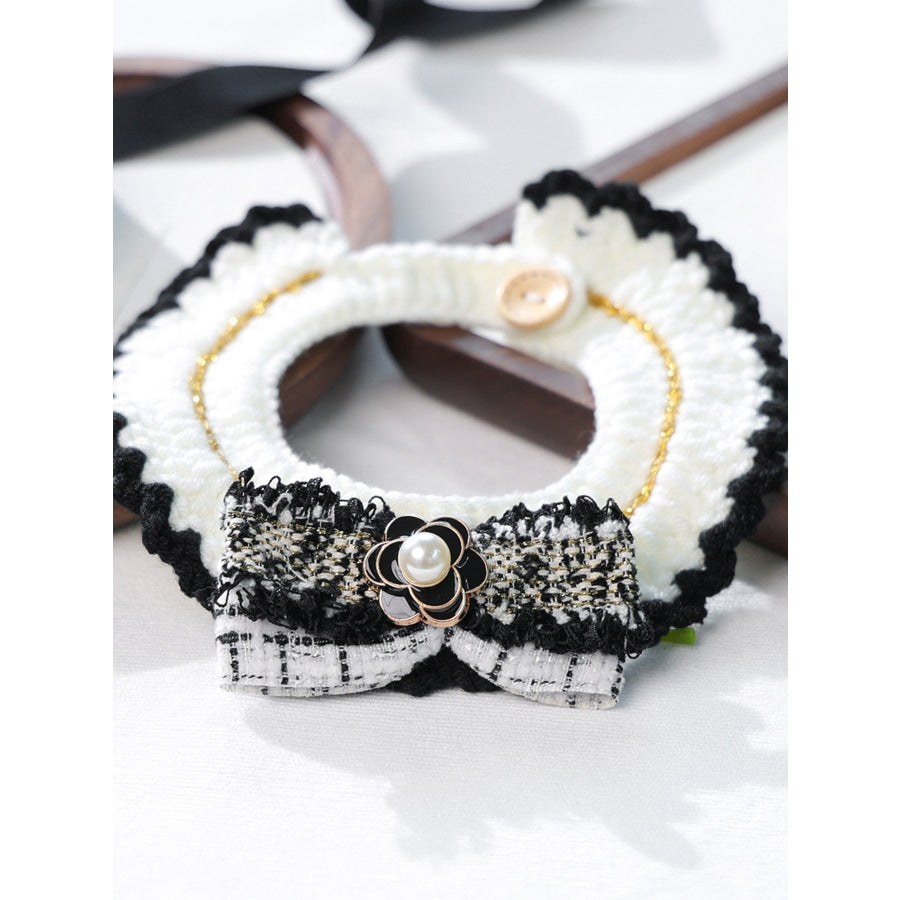 Contrast Pet Scarf Apparel and Accessories