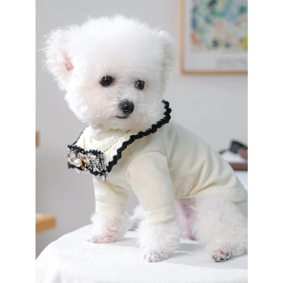 Contrast Pet Scarf Apparel and Accessories