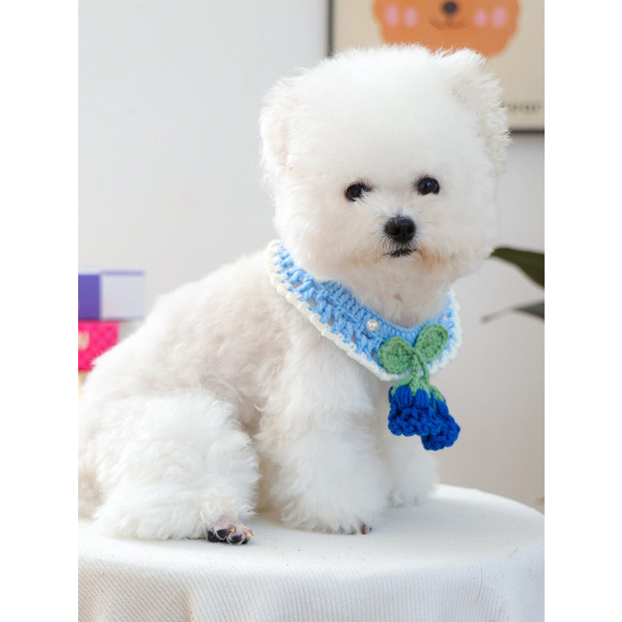 Contrast Pet Scarf Apparel and Accessories