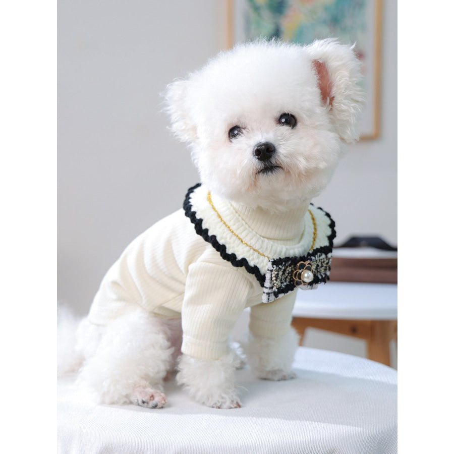 Contrast Pet Scarf Apparel and Accessories
