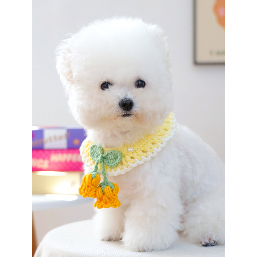 Contrast Pet Scarf Apparel and Accessories