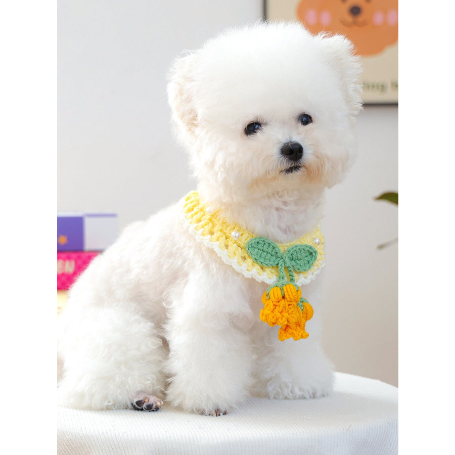 Contrast Pet Scarf Apparel and Accessories