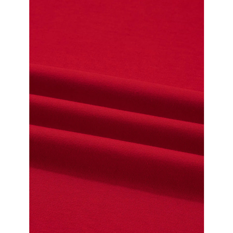Contrast Striped Detail Varsity Sweatshirt Apparel and Accessories