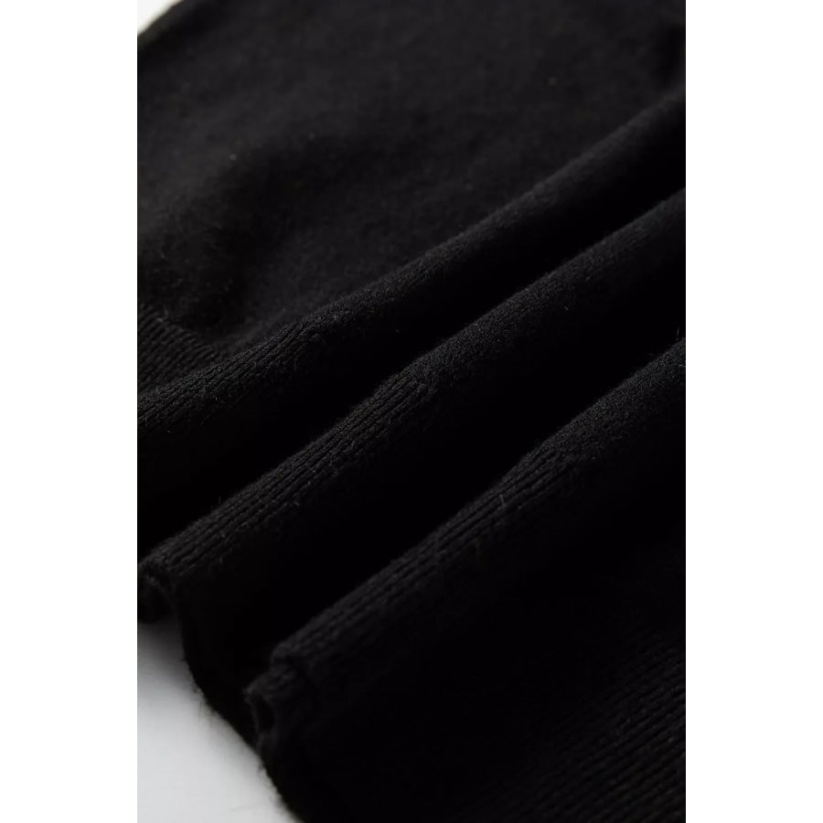Contrast Striped Trim V Neck Varsity Sweater Apparel and Accessories