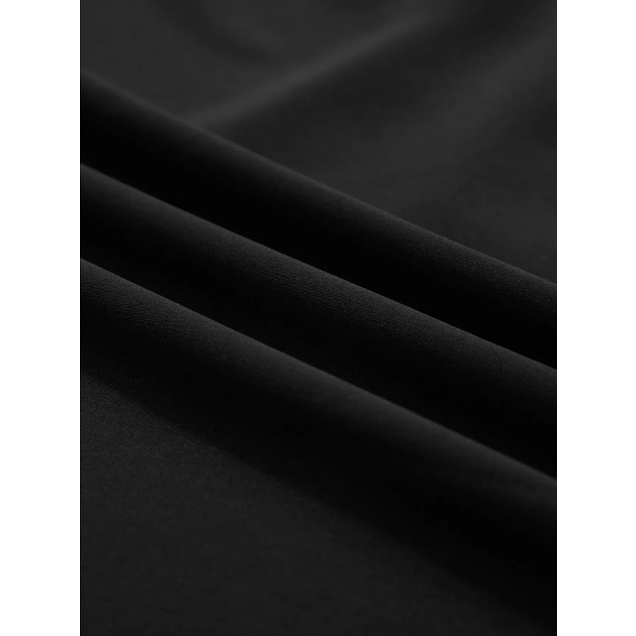 Contrast Trim Bracelet Sleeve Shift Mini Dress Apparel and Accessories