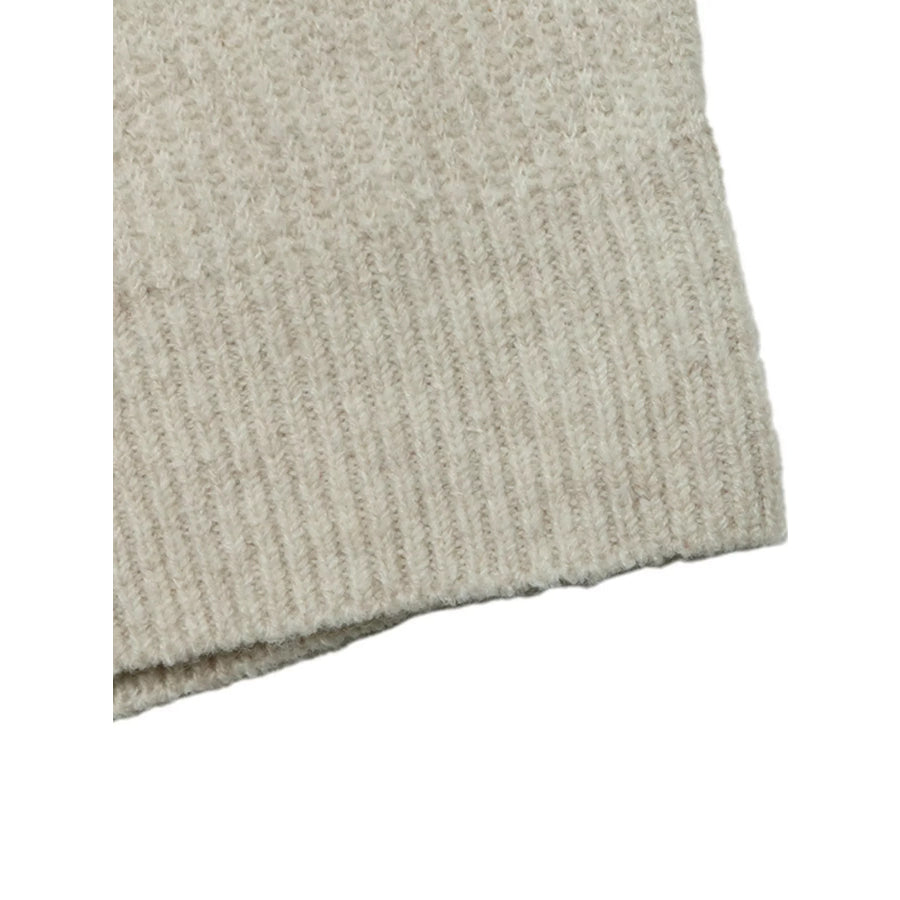 Contrast Trim Dropped Shoulder Sweater Apparel and Accessories