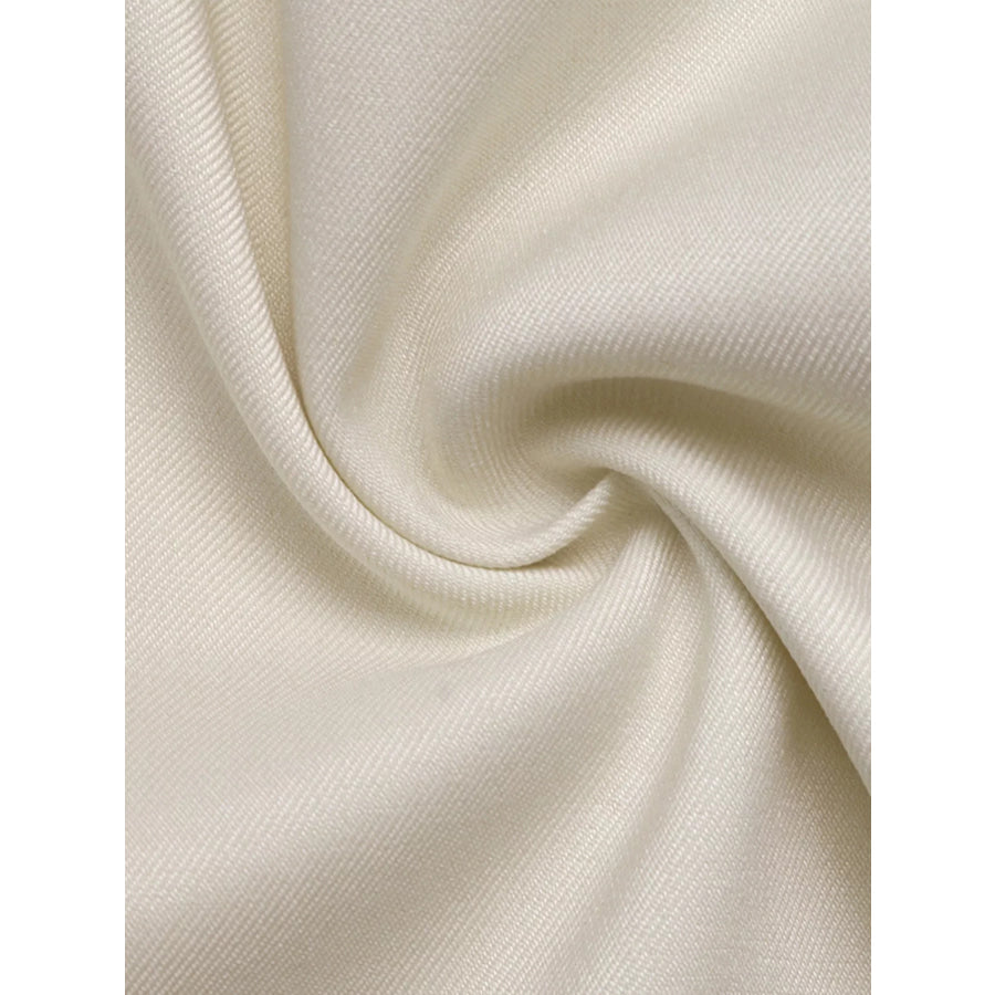 Contrast Trim Long Sleeve Shirt Apparel and Accessories