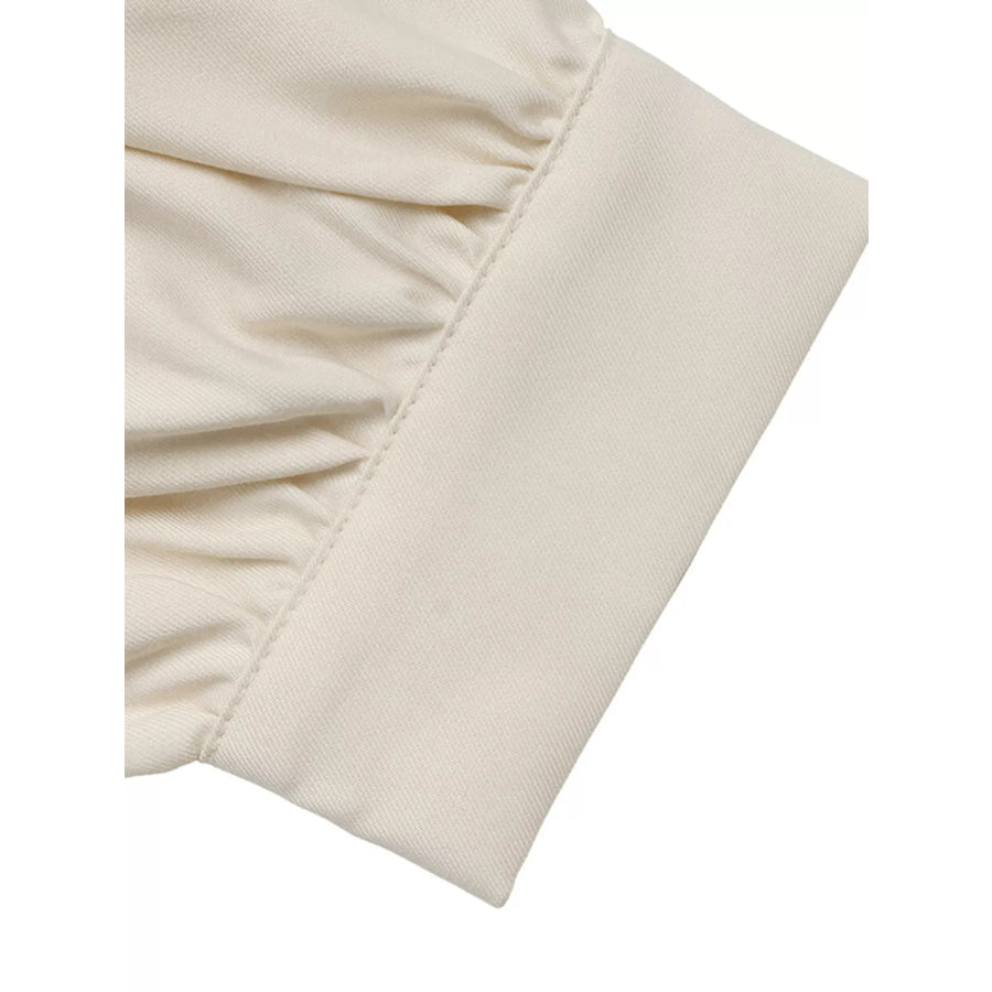 Contrast Trim Long Sleeve Shirt Apparel and Accessories