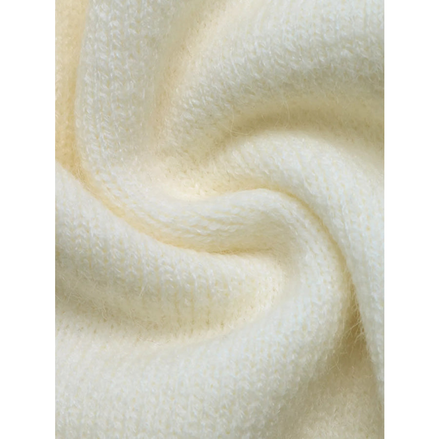 Contrast Trim V-Neck Button-Down Cardigan Apparel and Accessories