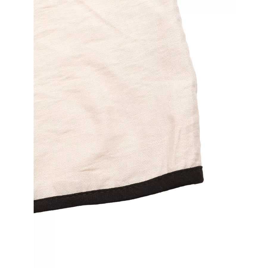 Contrast Trim Wide Leg Jumpsuit Apparel and Accessories
