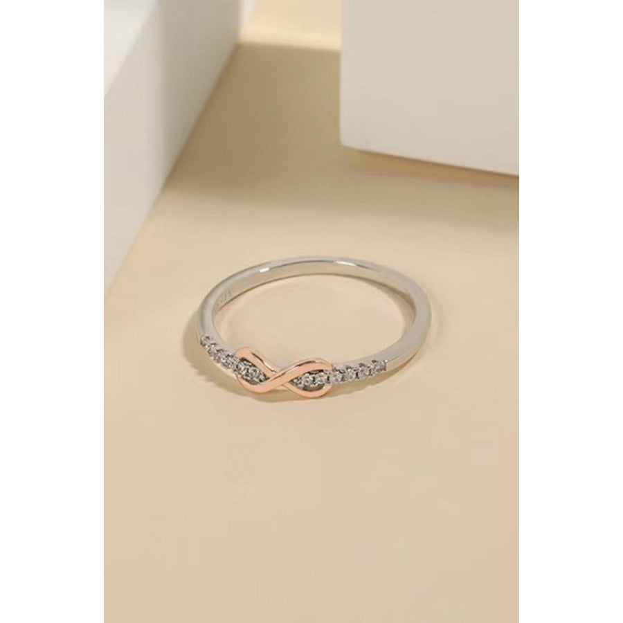 Contrast Zircon 925 Sterling Silver Ring