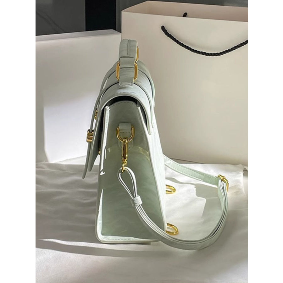 Convertible Backpack Bag Light Green / One Size Apparel and Accessories