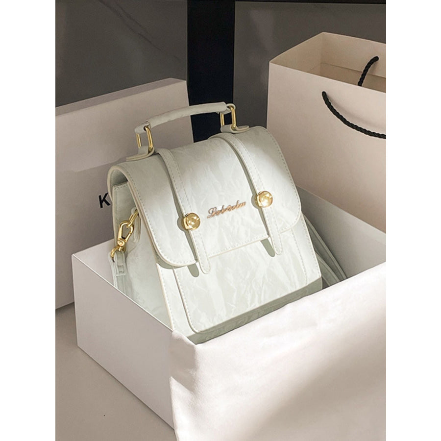 Convertible Backpack Bag Light Green / One Size Apparel and Accessories