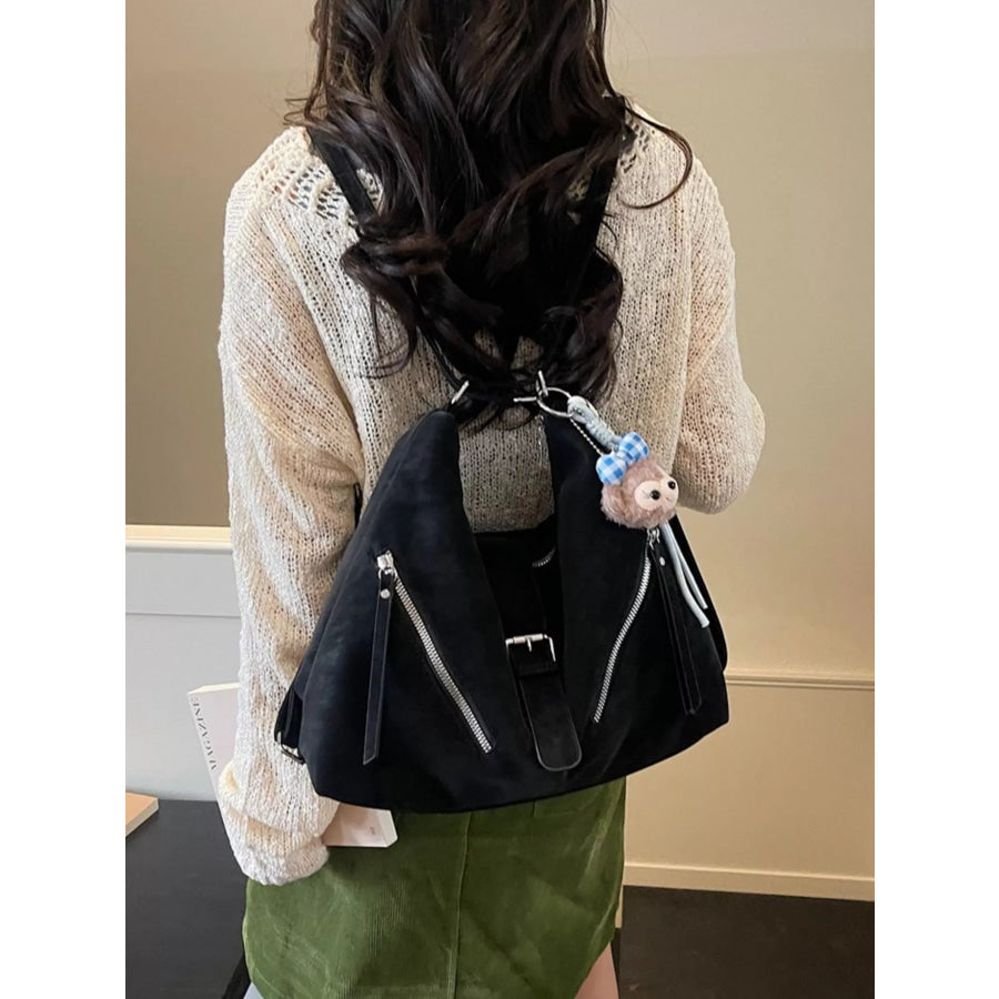 Convertible Buckle Shoulder Bag Apparel and Accessories