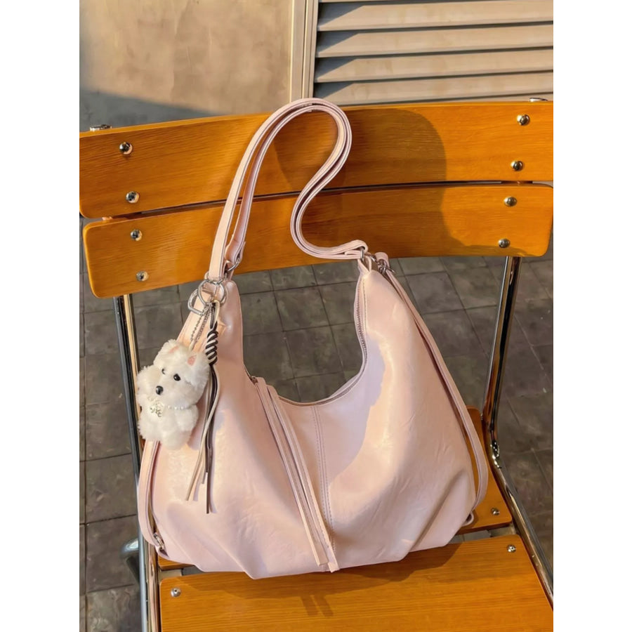 Convertible Shoulder Bag Pink / One Size Apparel and Accessories