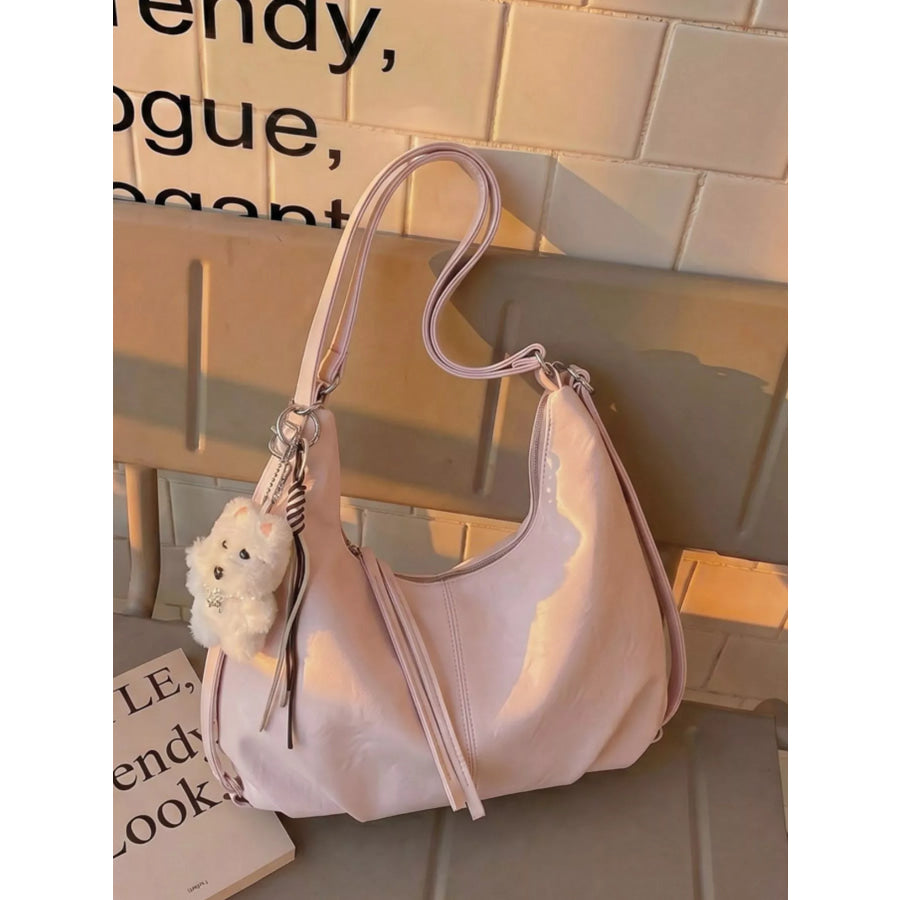 Convertible Shoulder Bag Pink / One Size Apparel and Accessories