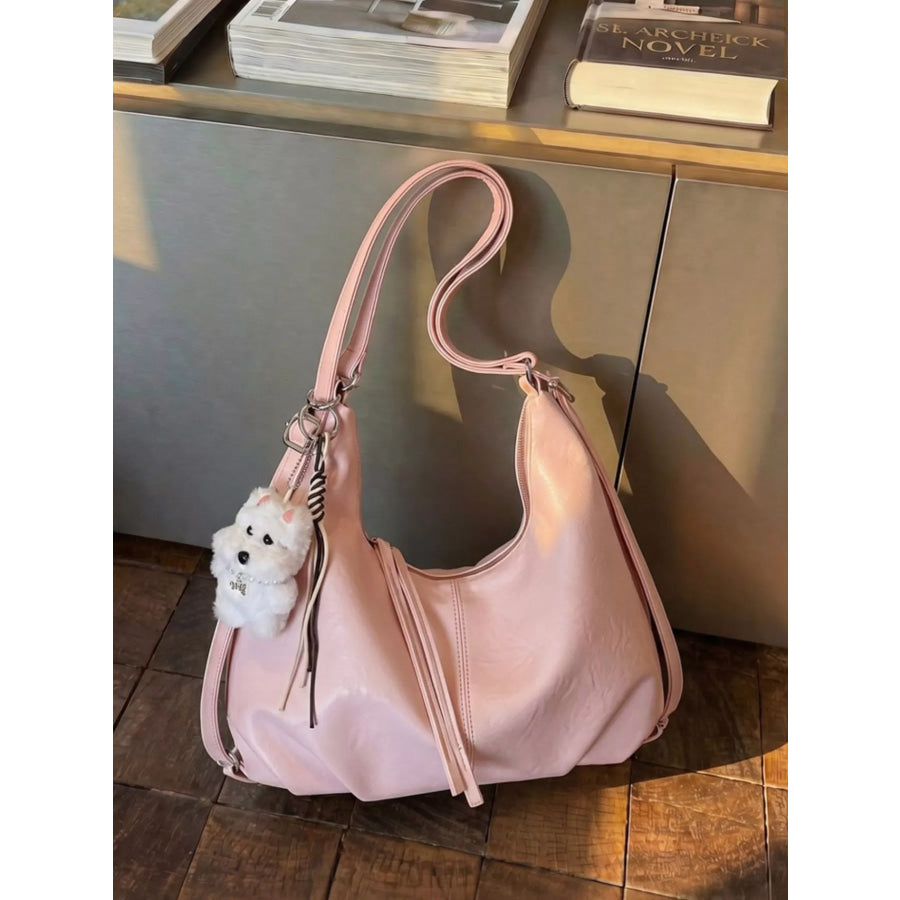 Convertible Shoulder Bag Pink / One Size Apparel and Accessories
