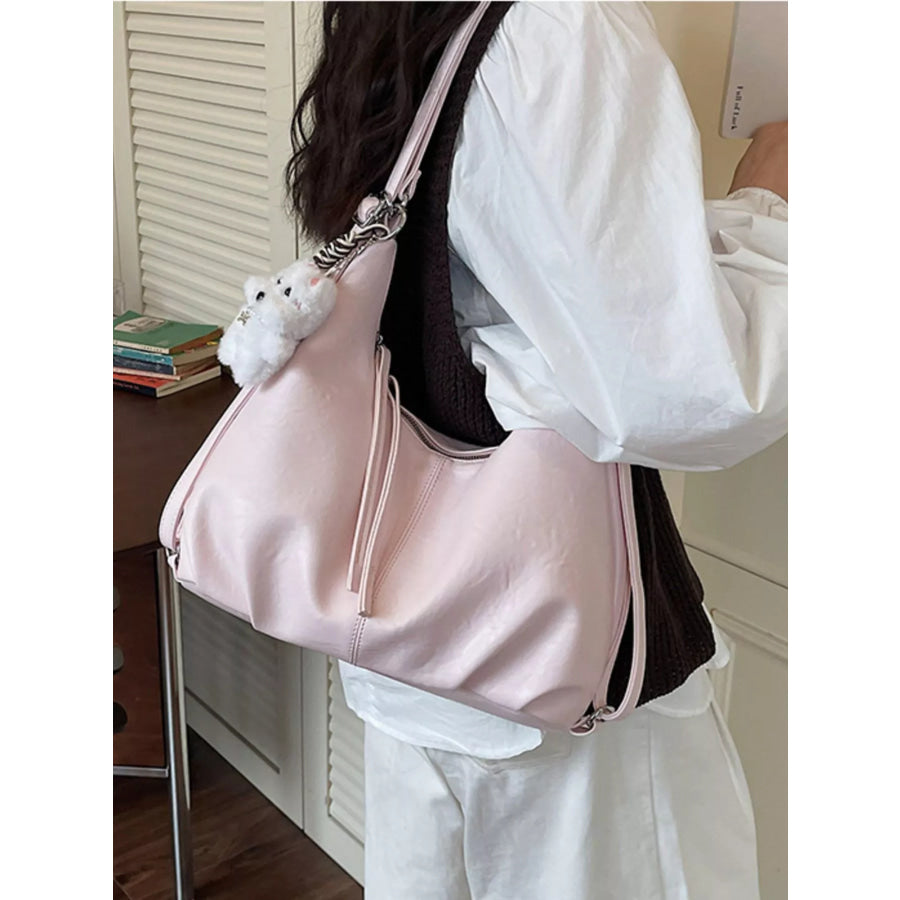 Convertible Shoulder Bag Pink / One Size Apparel and Accessories