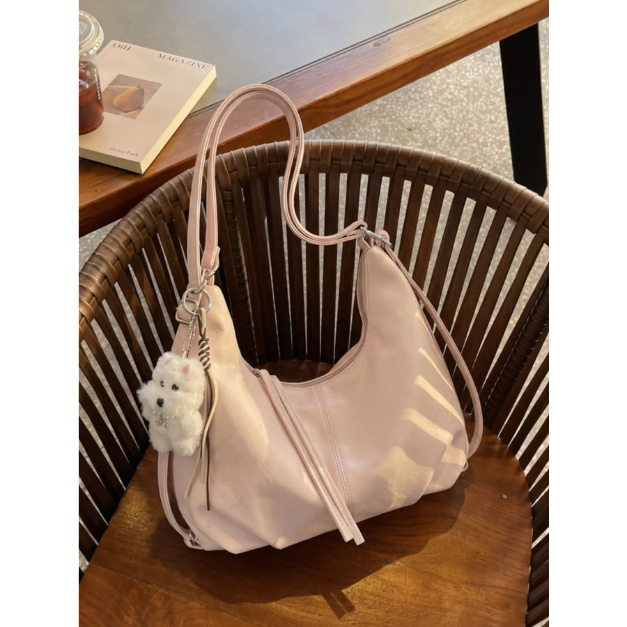 Convertible Shoulder Bag Pink / One Size Apparel and Accessories