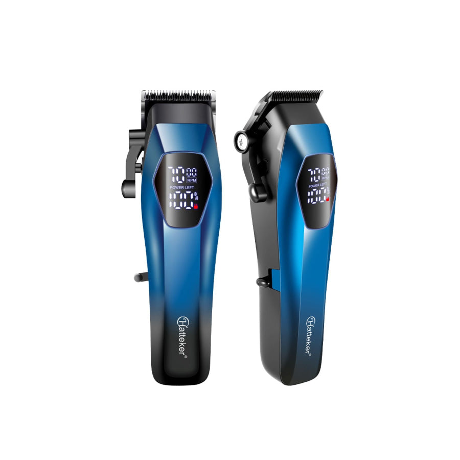 Cordless Hair Clipper with LED Display Blue / ONESIZE Apparel and Accessories