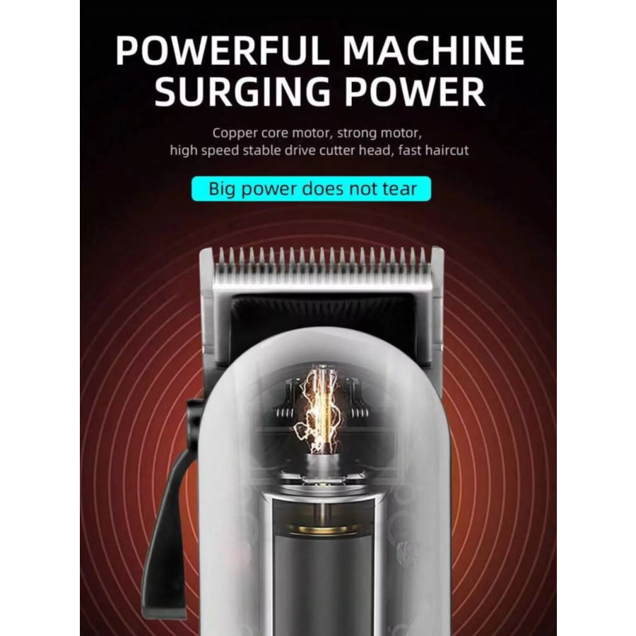 Cordless Hair Clipper with LED Display Apparel and Accessories
