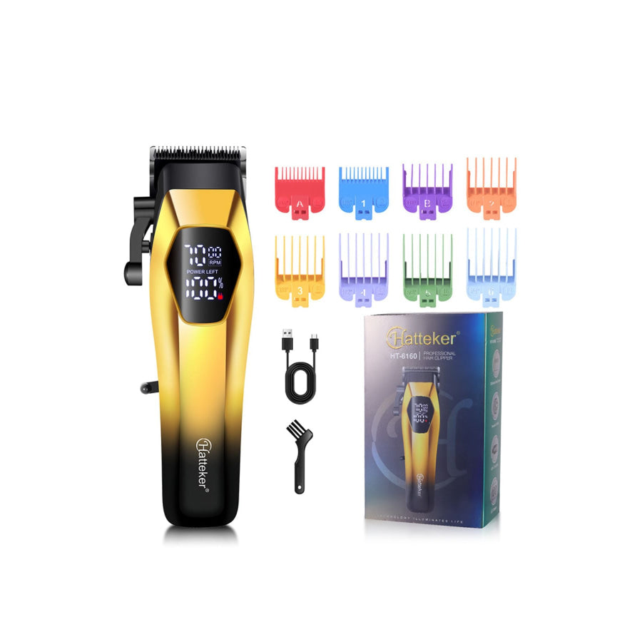 Cordless Hair Clipper with LED Display Apparel and Accessories