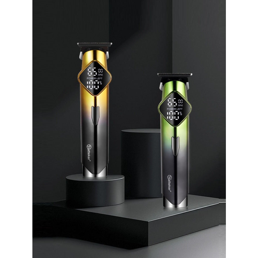 Cordless Hair Clipper with LED Display Gold / ONESIZE Apparel and Accessories