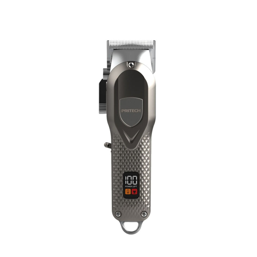 Cordless Hair Clipper with LED Display Silver / ONESIZE Apparel and Accessories