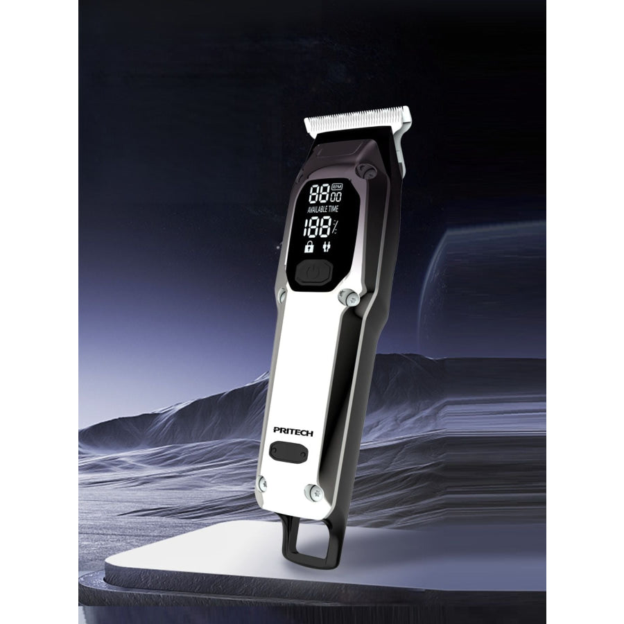 Cordless Hair Clipper with LED Display Silver / ONESIZE Apparel and Accessories
