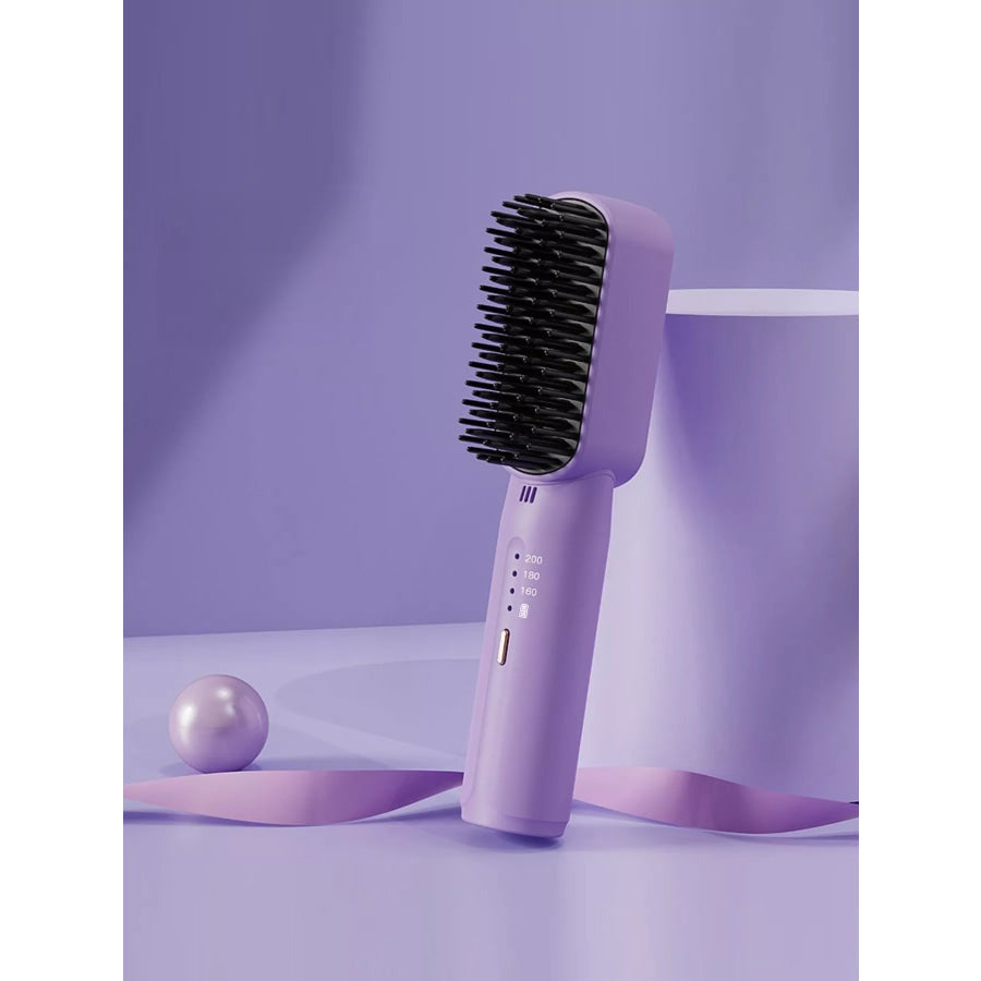 Cordless Heated Straightening Comb Apparel and Accessories