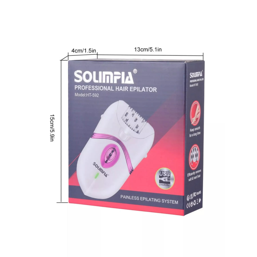 Cordless Painless Hair Removal White / One Size Apparel and Accessories