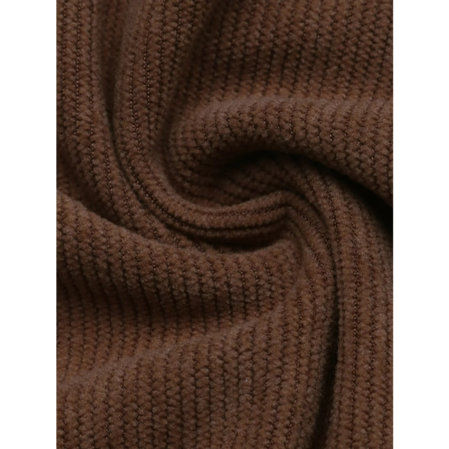 Corduroy Button-Down Maxi Dress Apparel and Accessories