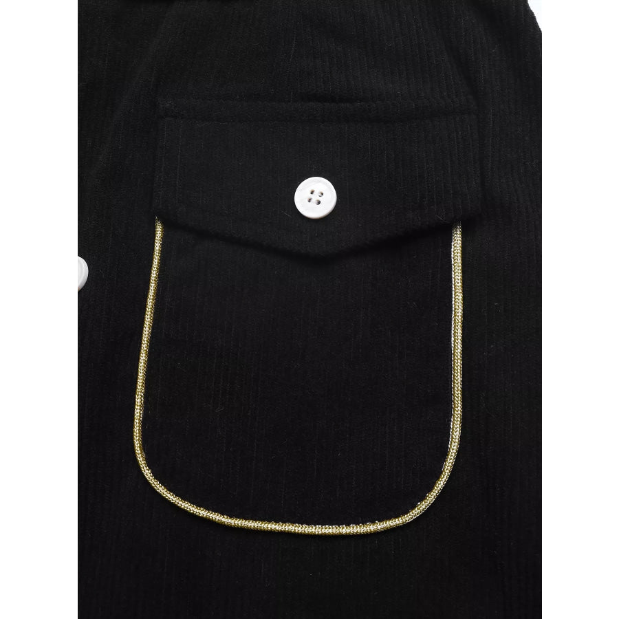 Corduroy Midi Skirt Apparel and Accessories
